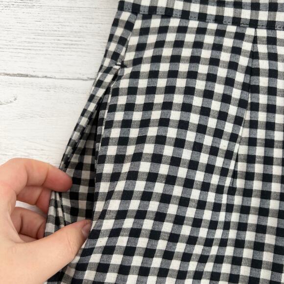 No Brand Black and White Checkered Culottes Pants Size 26? - Picture 2 of 5